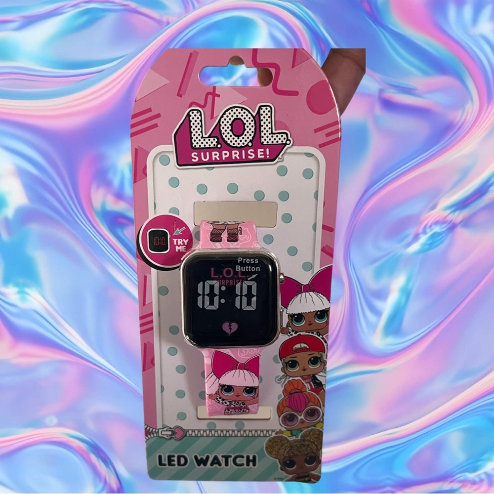 L.O.L. Surprise! Pink LED Kids Watch